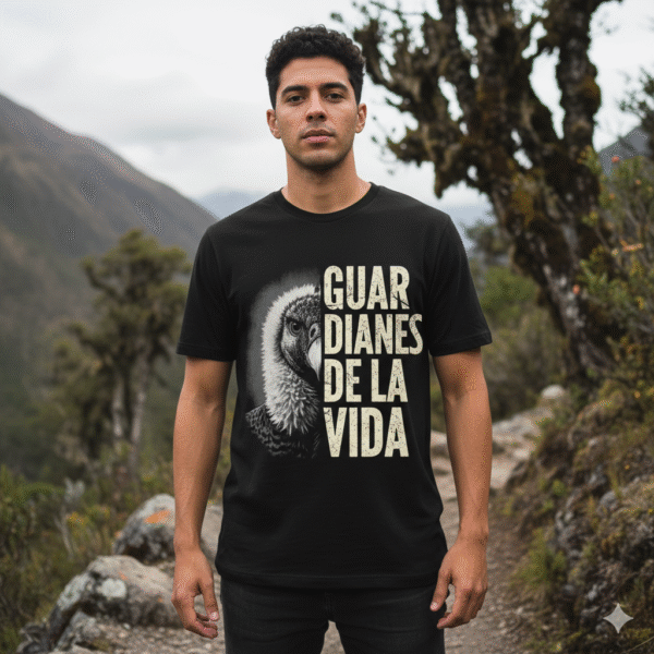 Camiseta negra de algodón orgánico unisex